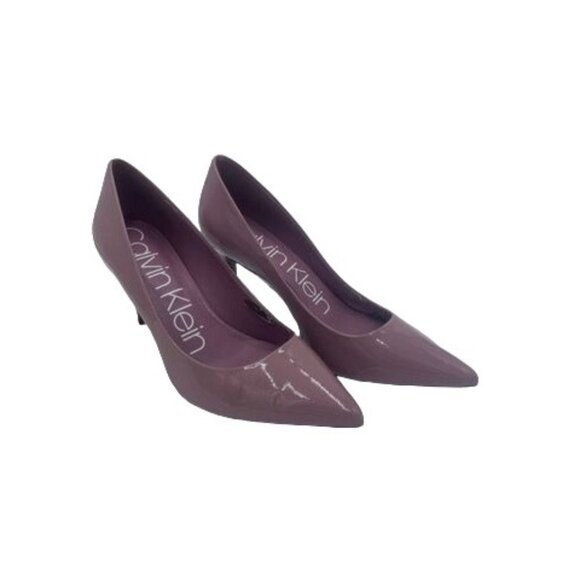 Calvin Klein Shoes - Calvin Klein Dusty Purple Mauve Patent Leather Gayle Pumps Size 7.5